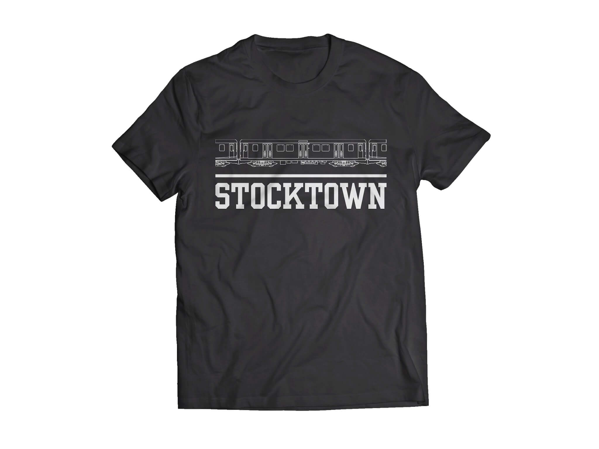 black t-shirt with subway logo